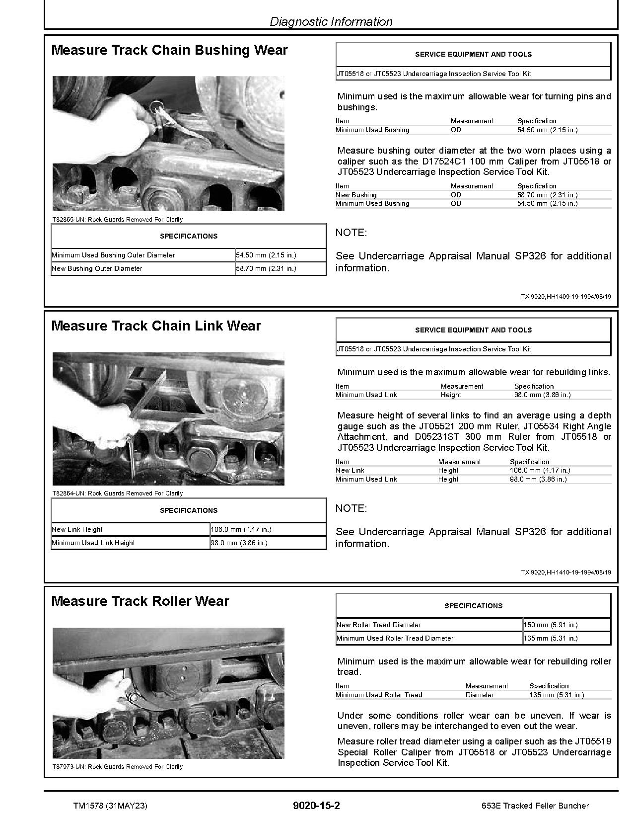 John Deere 653E Tracked Feller Bunchers Operation Test Manual TM1578 (3)
