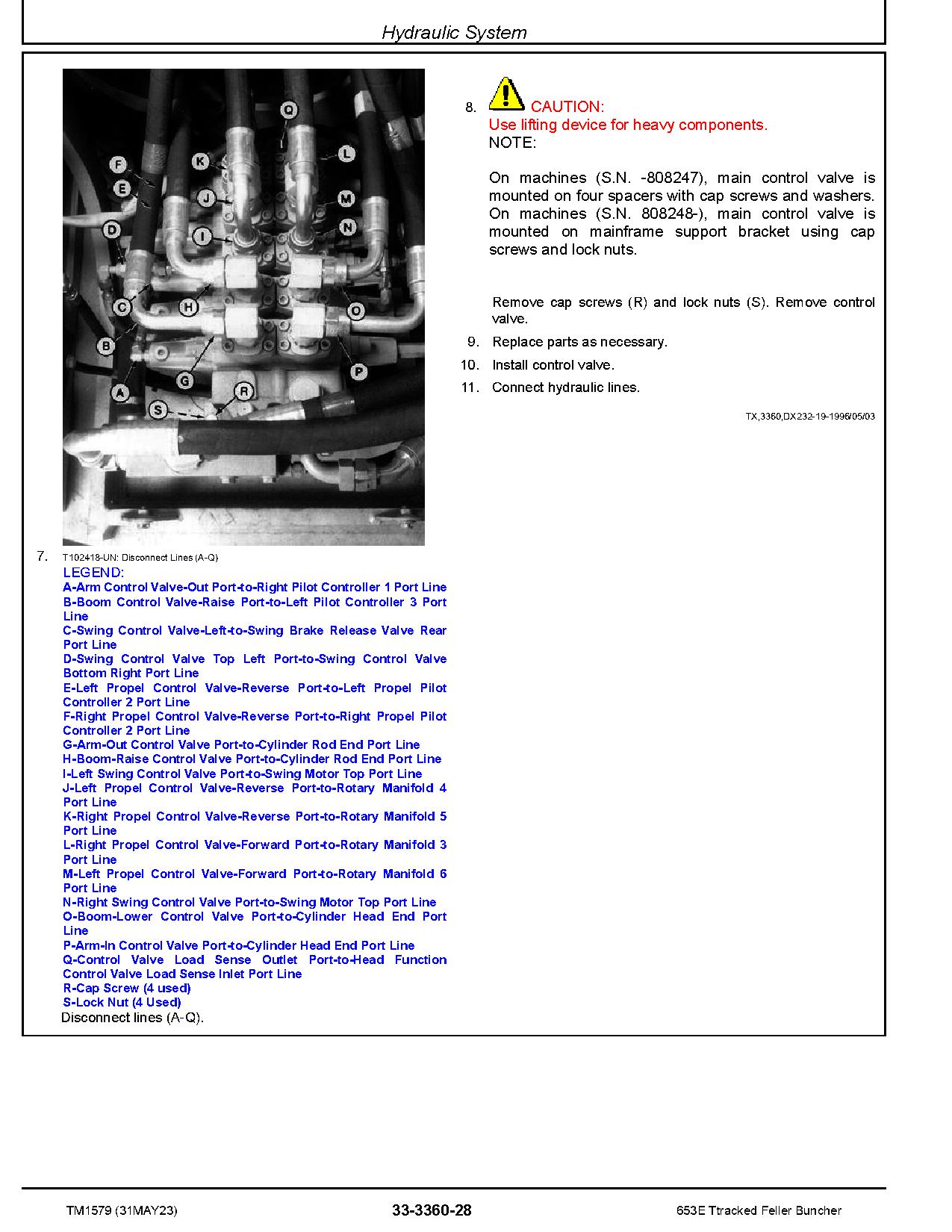 John Deere 653E Tracked Feller Bunchers Repair Manual TM1579 (4)