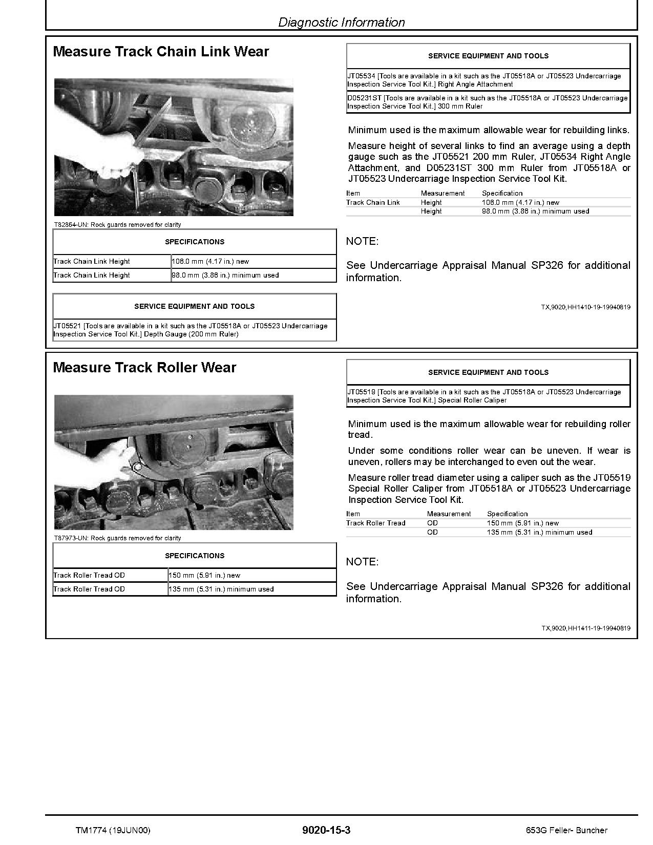 John Deere 653G Tracked Feller Bunchers Operation Test Manual TM1774 (3)
