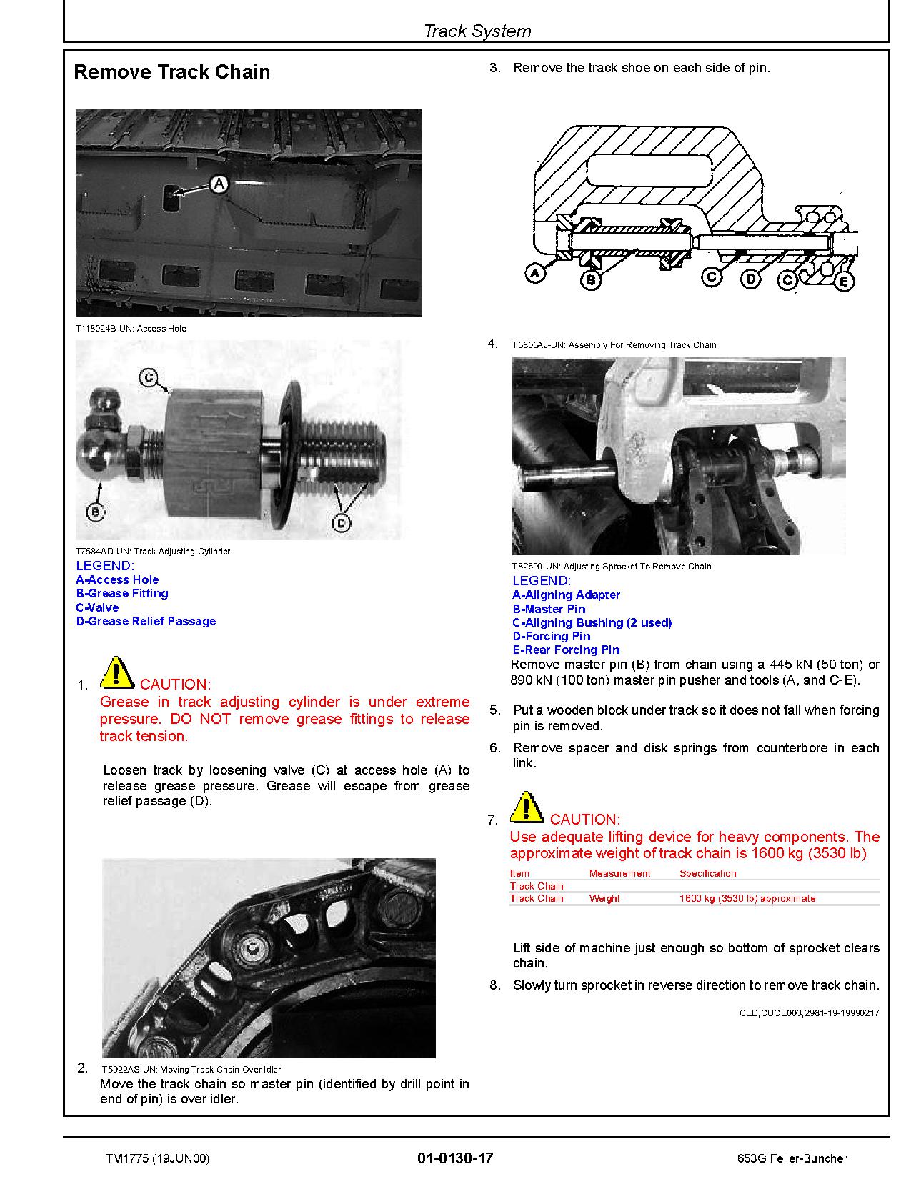 John Deere 653G Tracked Feller Bunchers Repair Manual TM1775 (2)