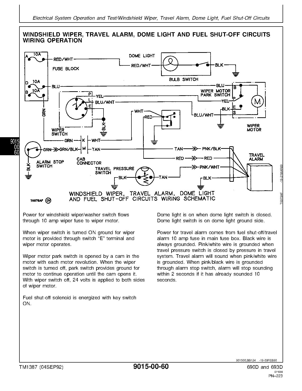 John Deere 690D 690DLC Excavators 699D Feller Bunchers 699D Harvesters Operation Test Manual TM1387 (2)