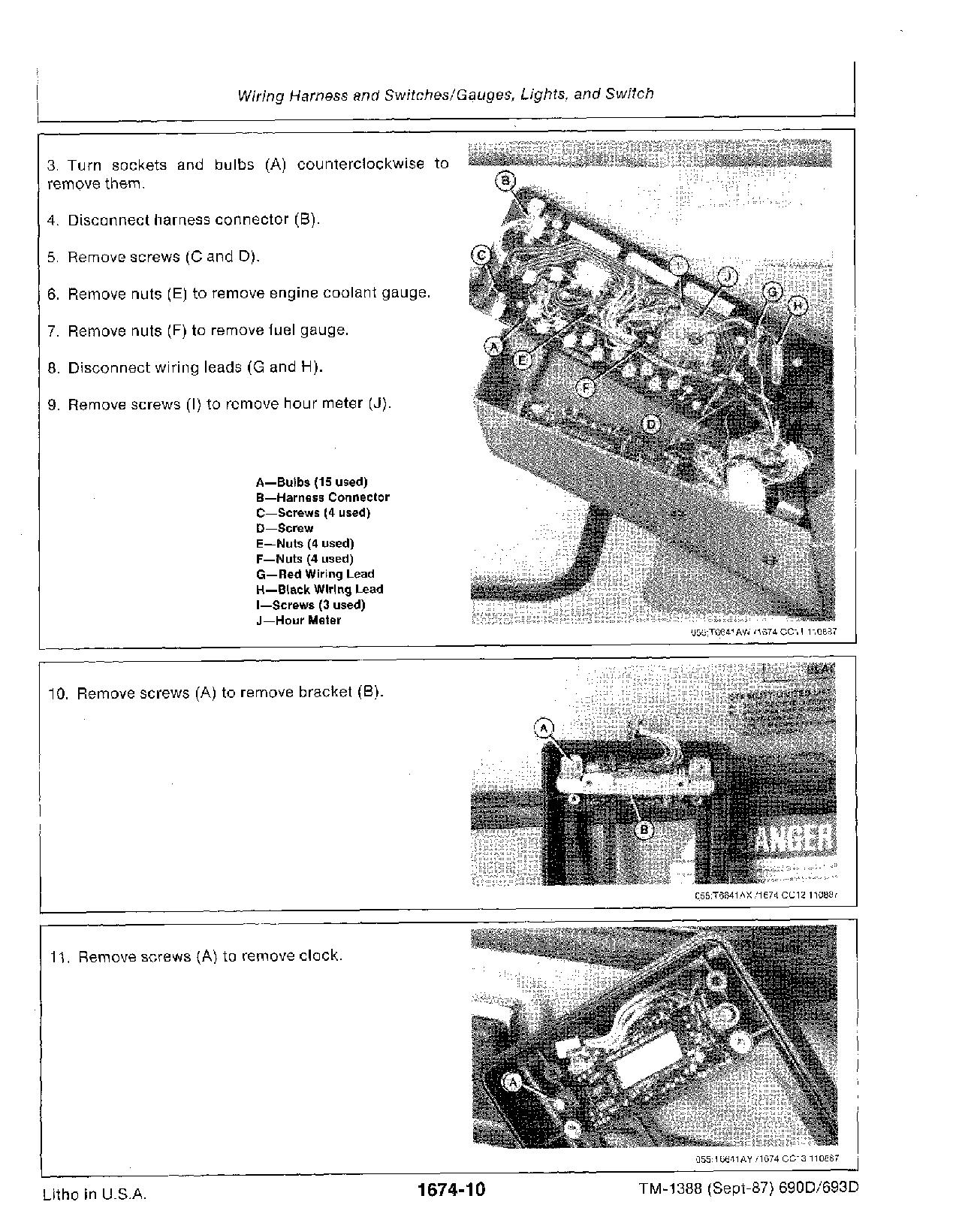 John Deere 690D Excavators 693D Feller Bunchers 693D Harvesters Repair Manual TM1388 (3)