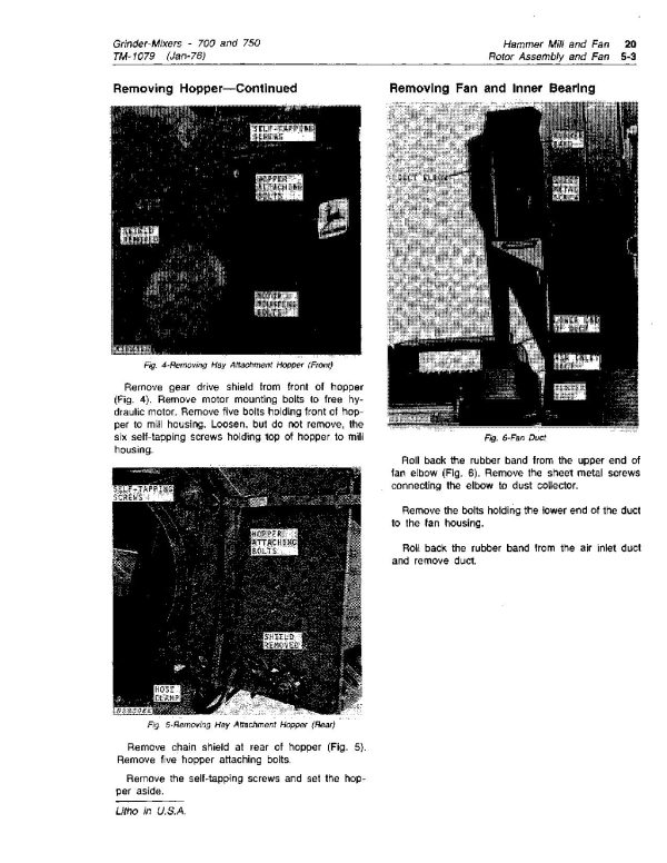 John Deere 700 750 Grinder-Mixers Technical Manual TM1079 John Deere 700 750 Grinder Mixers Technical Manual Tm1079 (2)