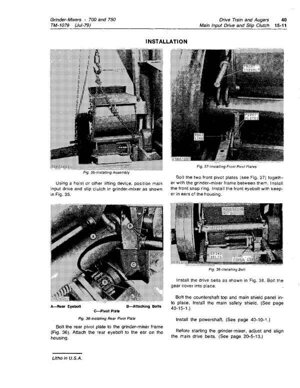 John Deere 700 750 Grinder-Mixers Technical Manual TM1079 John Deere 700 750 Grinder Mixers Technical Manual Tm1079 (3)