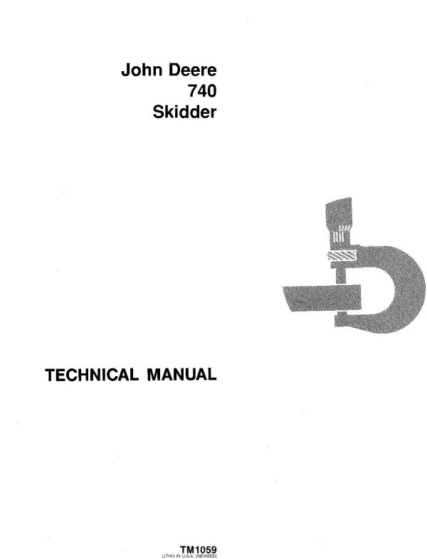John Deere 740 Skidders Technical Manual Tm1059 (1)