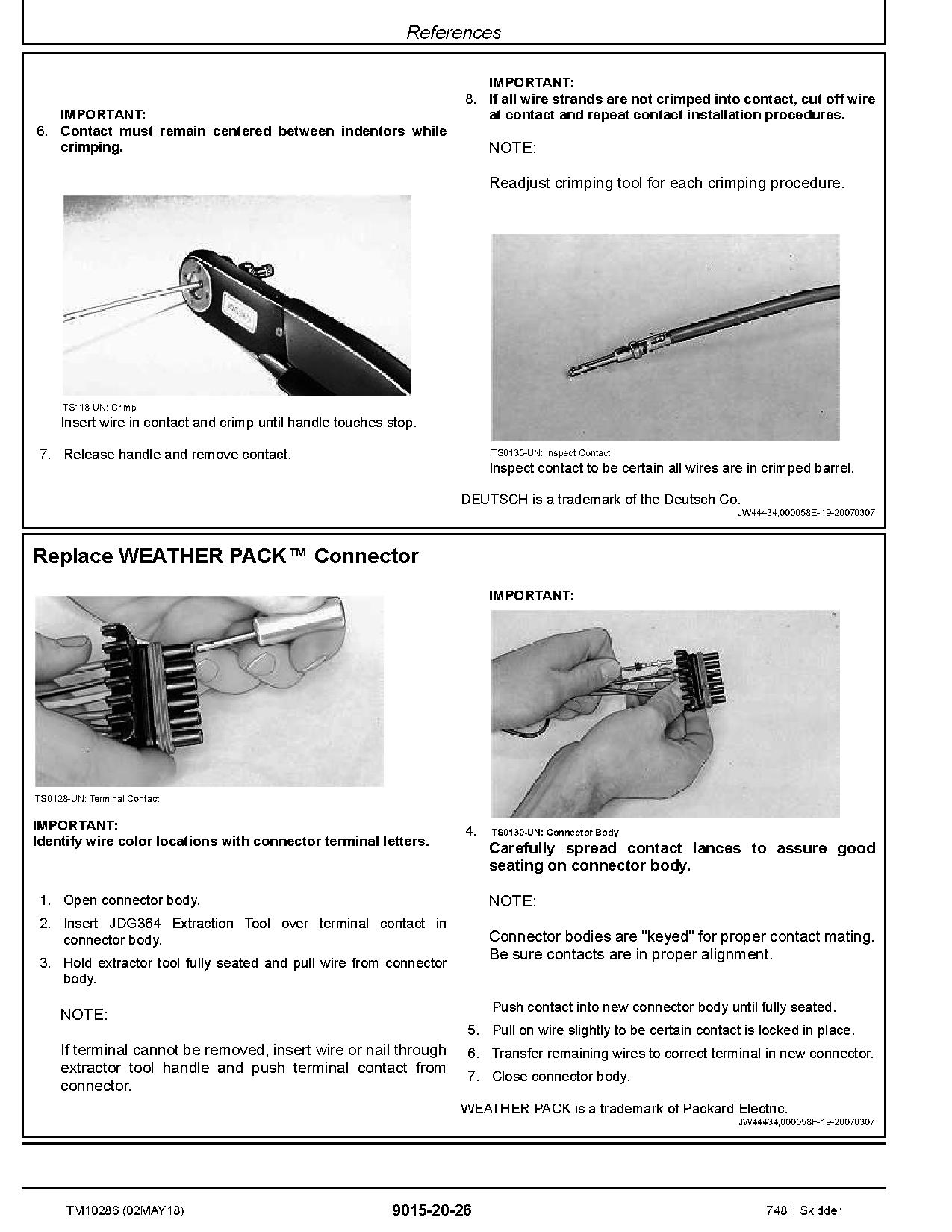 John Deere 748H Grapple Skidders Operation Test Manual TM10286 (2)
