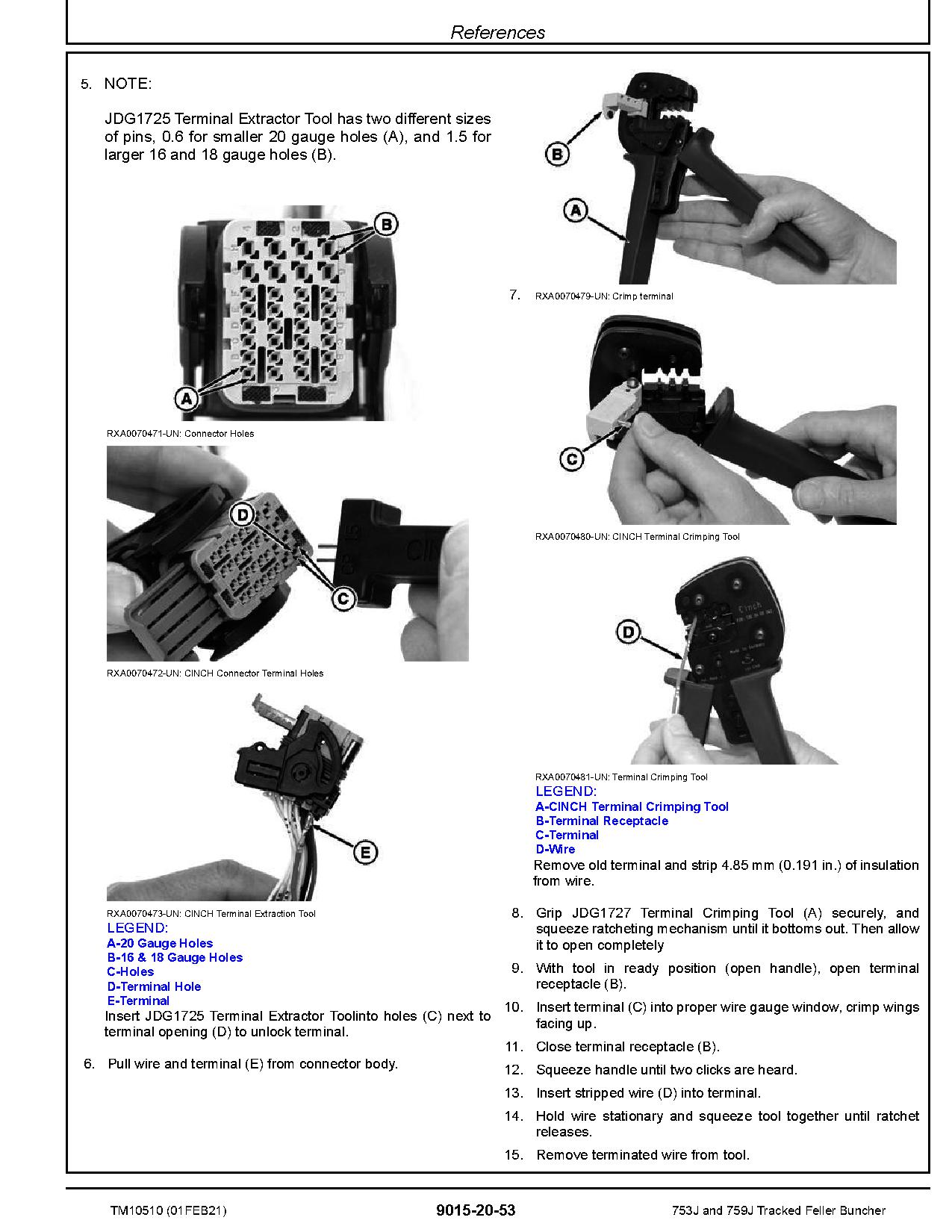 John Deere 753J 759J Feller Bunchers Operation Test Manual TM10510 (2)
