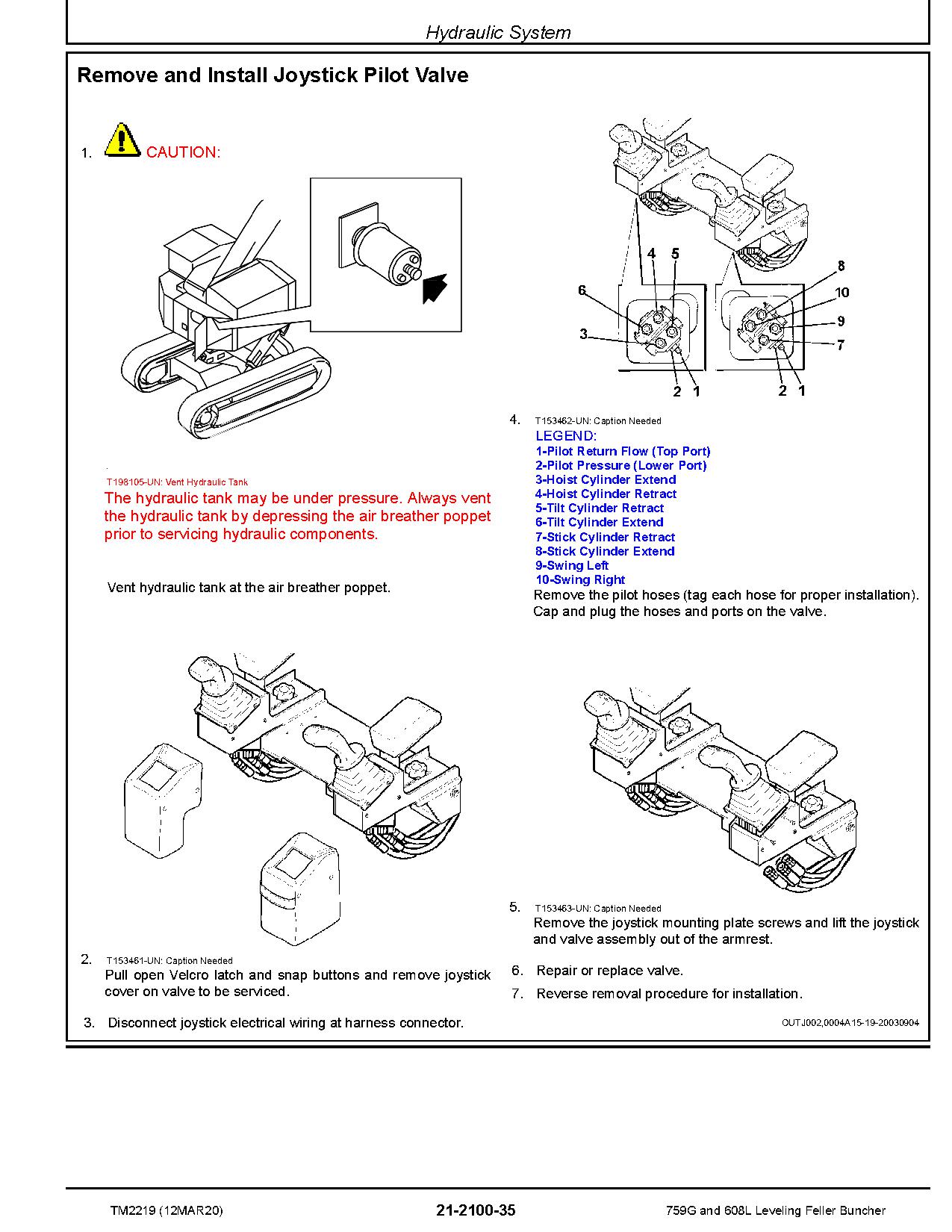 John Deere 759G TimberJack 608L Tracked Feller Bunchers Repair Manual TM2219 (3)