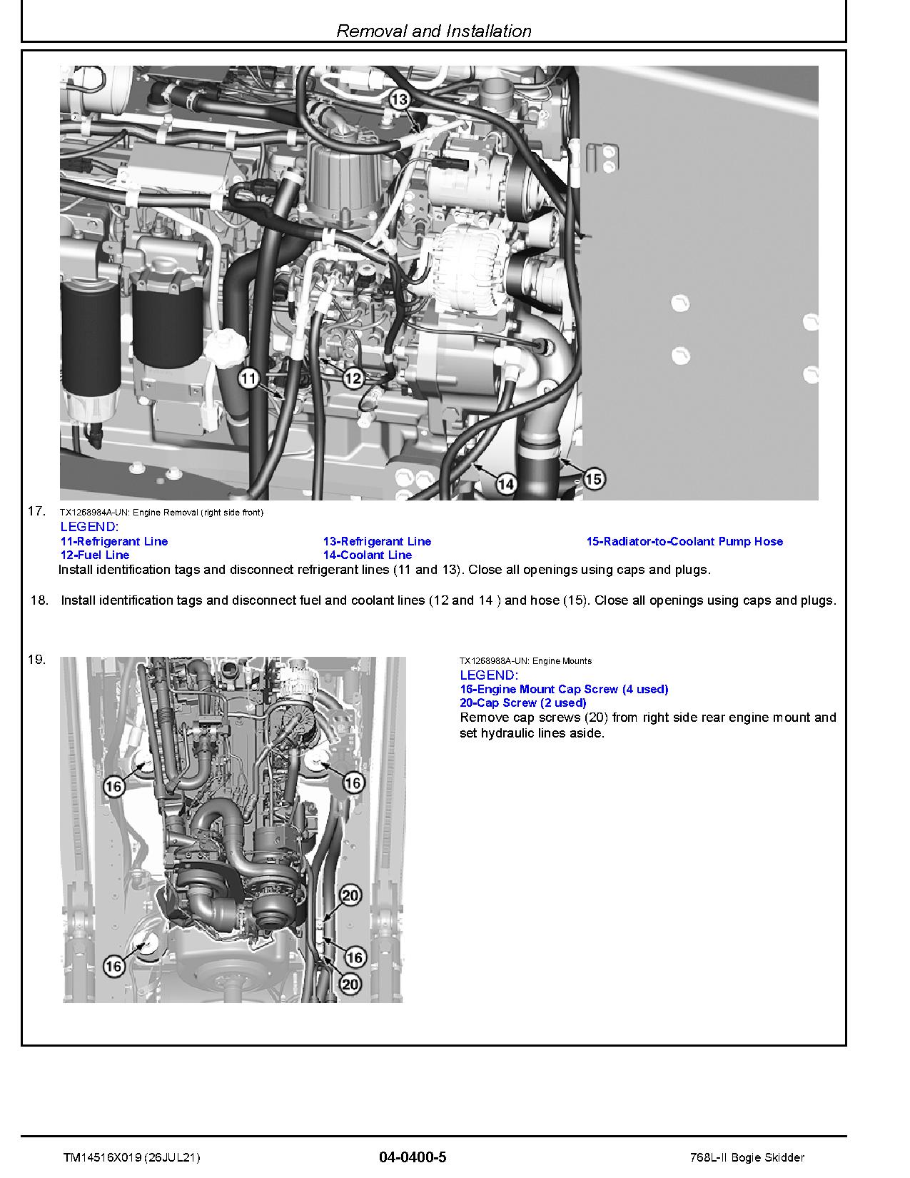 John Deere 768L II Skidders Repair Manual TM14516X019 (2)