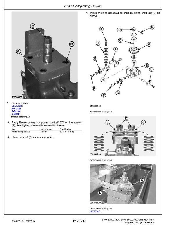 John Deere 8100 8200 8300 8400 8500 8600 9600 Self Propelled Forage Harvesters Repair Manual TM413619 (4)