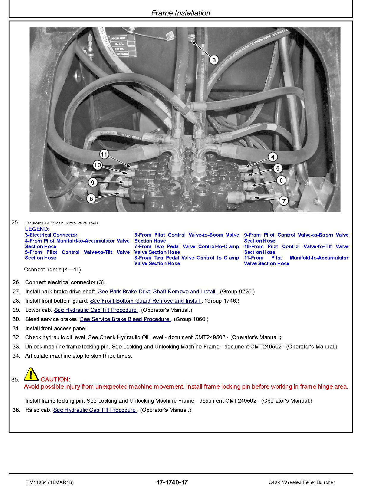 John Deere 843K Wheeled Feller Bunchers Repair Manual TM11364 (3)