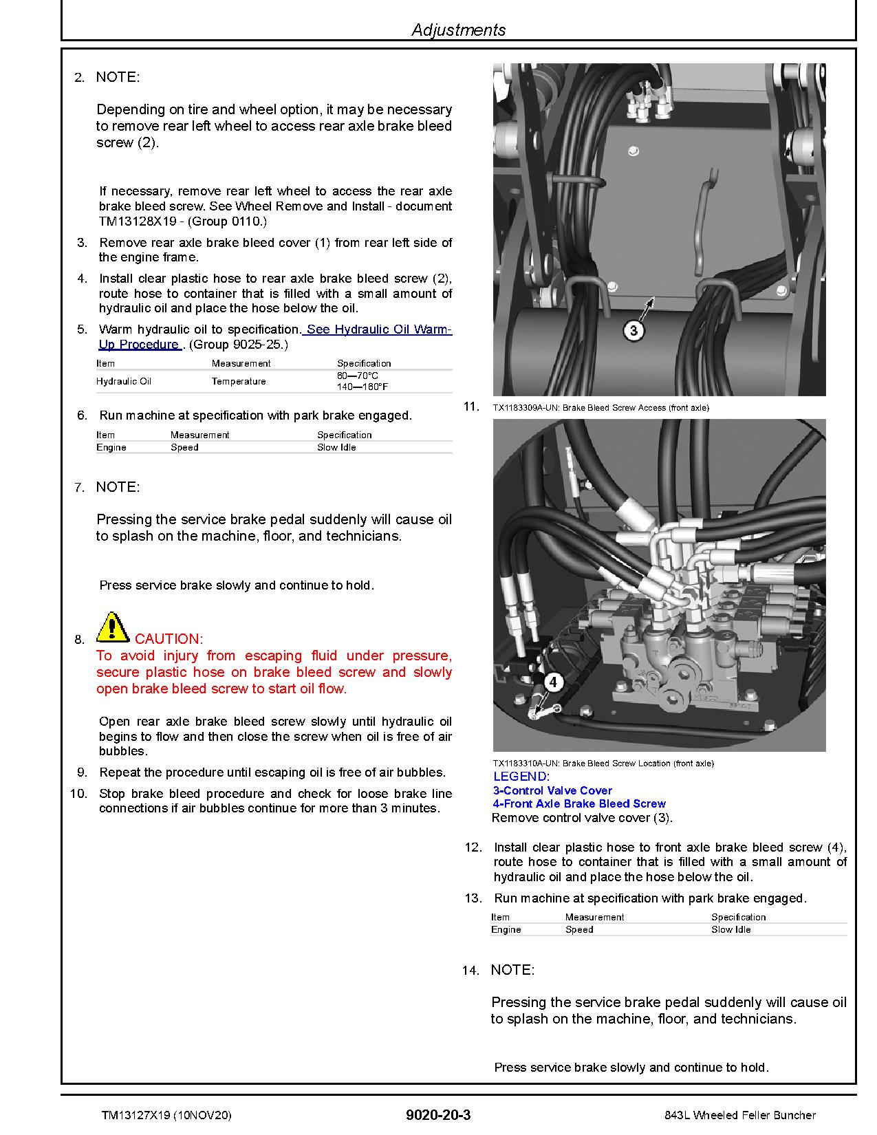 John Deere 843L Wheeled Feller Bunchers Operation Test Manual TM13127X19 (3)