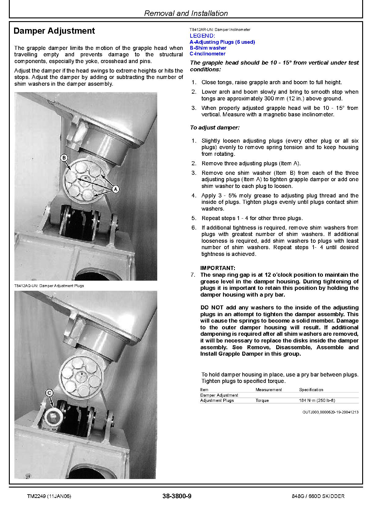 John Deere 848G TimberJack 660D Skidders Repair Manual TM2249 (3)