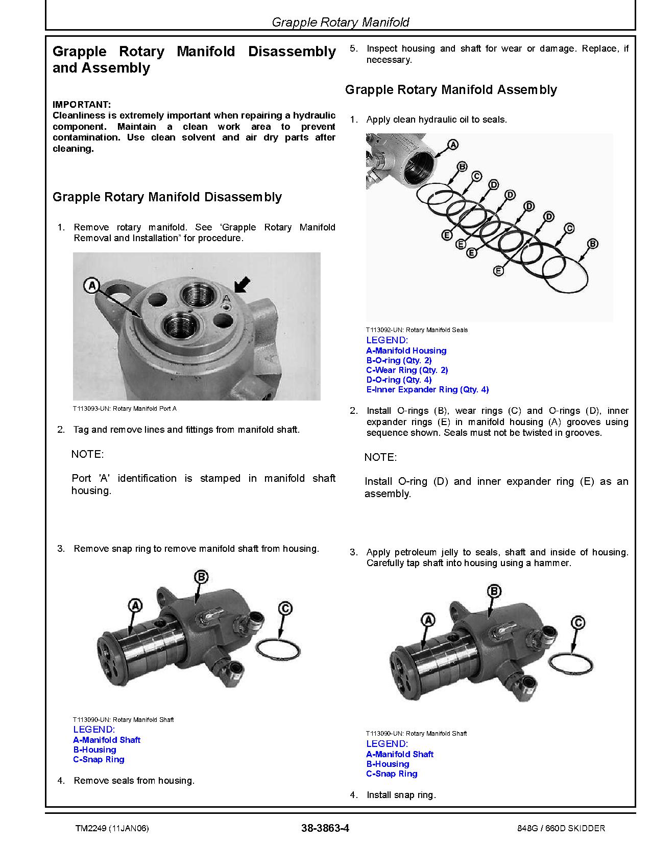 John Deere 848G TimberJack 660D Skidders Repair Manual TM2249 (4)