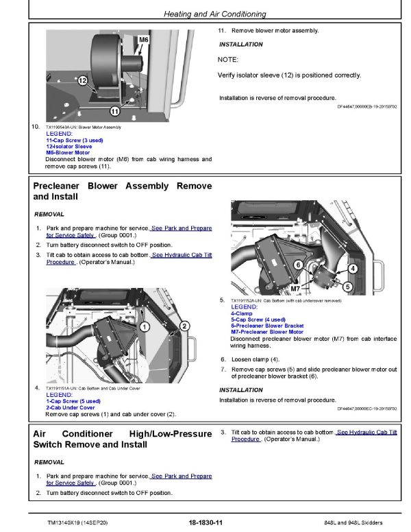 John Deere 848L 948L Skidders Repair Manual Tm13140X19 (3)