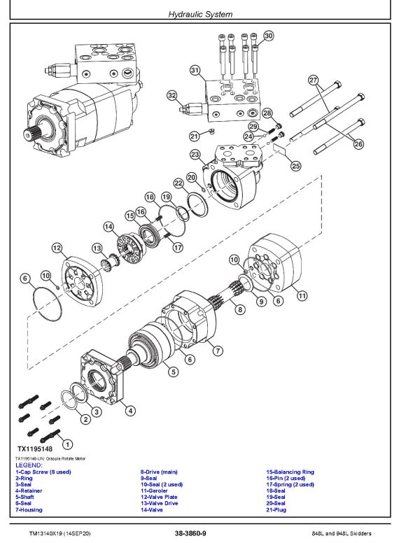 John Deere 848L 948L Skidders Repair Manual Tm13140X19 (4)