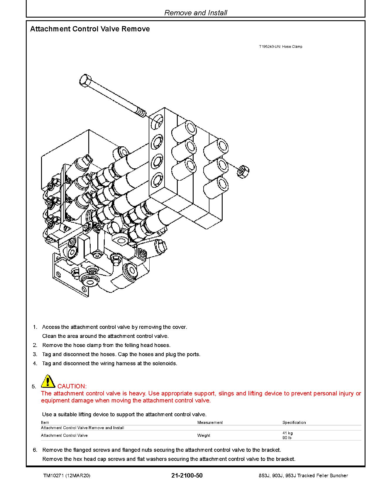John Deere 853J 903J 953J Tracked Feller Bunchers Repair Manual TM10271 (3)