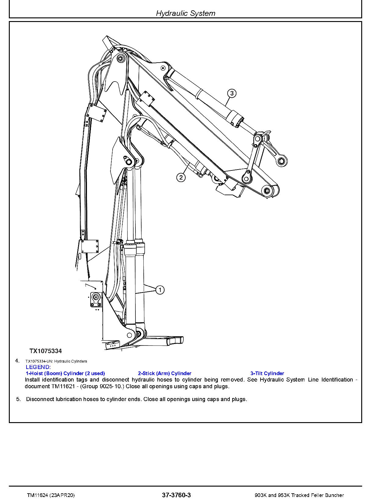 John Deere 903K 953K Tracked Feller Bunchers Repair Manual TM11624 (4)