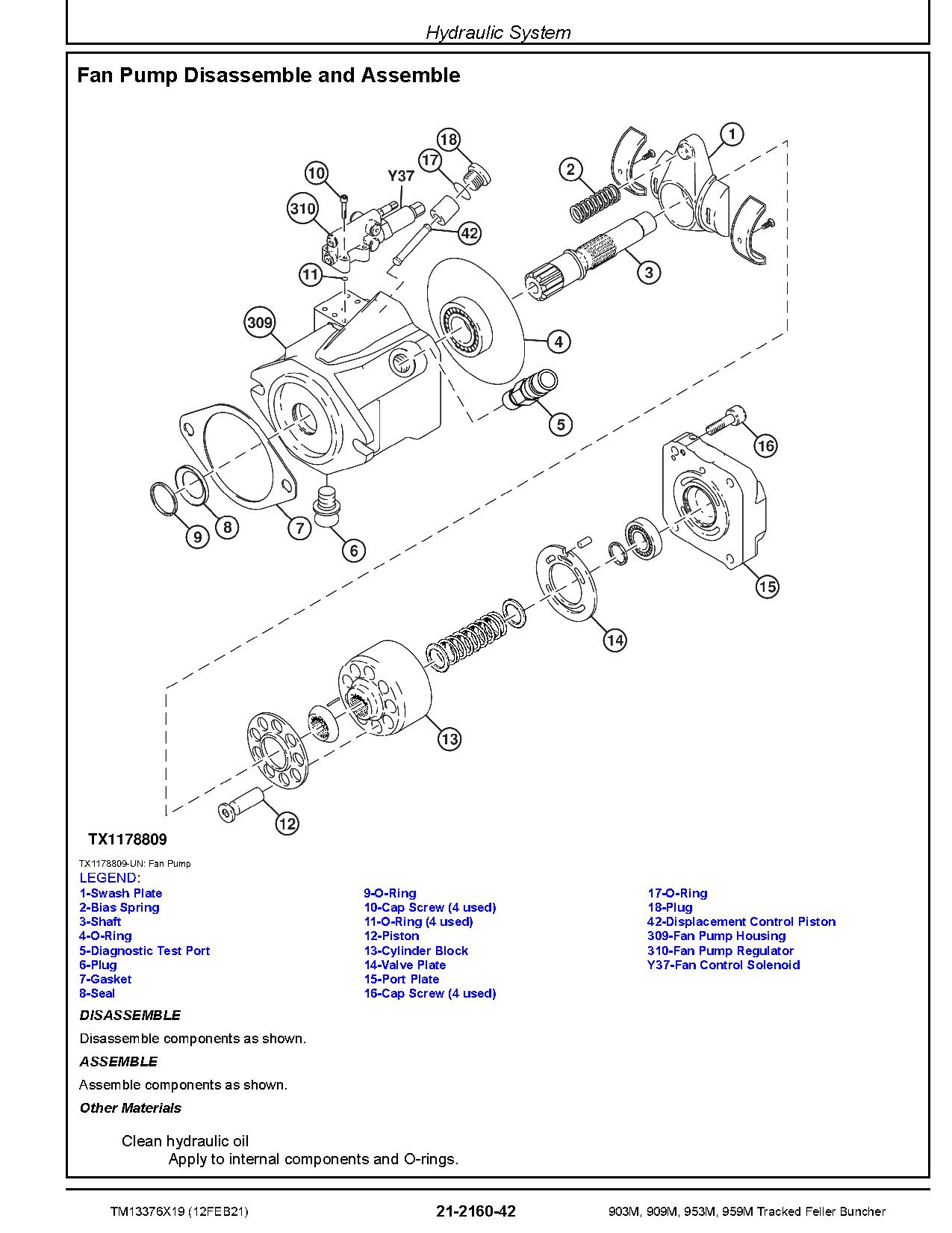 John Deere 903M 909M 953M 959M Tracked Feller Bunchers Repair Manual TM13376X19 (4)