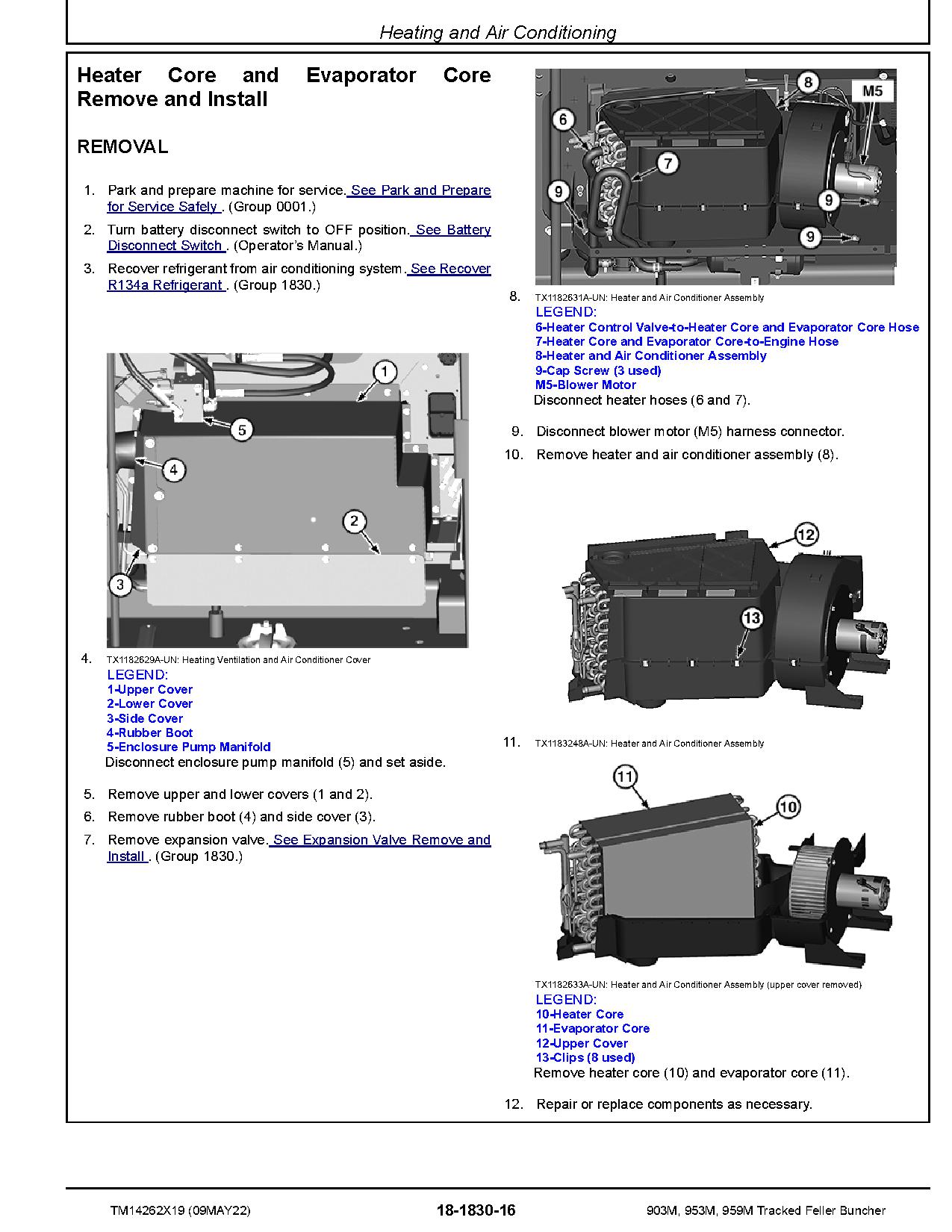 John Deere 903M 953M 959M Harvesters Repair Manual TM14262X19 (2)