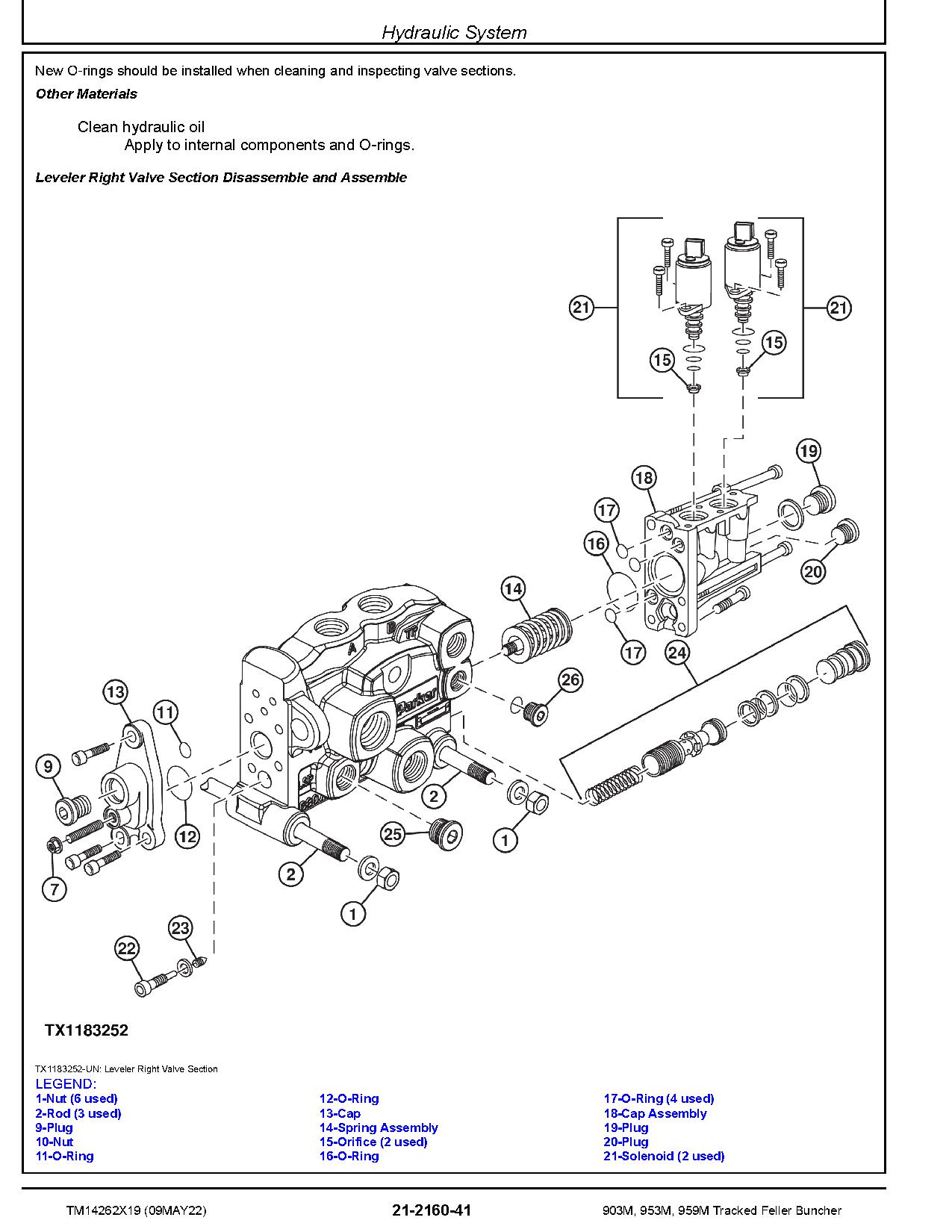 John Deere 903M 953M 959M Harvesters Repair Manual TM14262X19 (4)