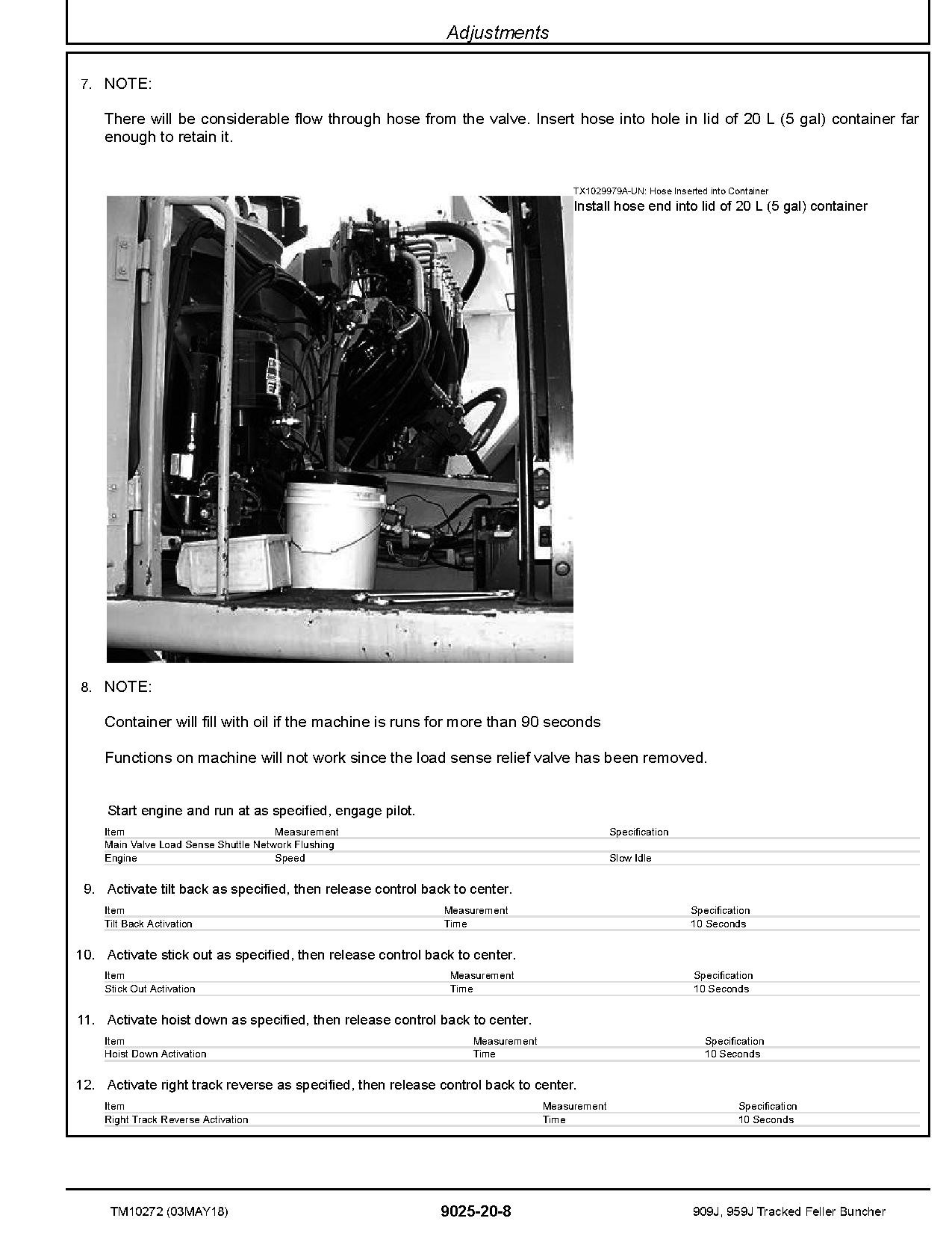 John Deere 909J 959J Tracked Feller Bunchers Operation Test Manual TM10272 (4)