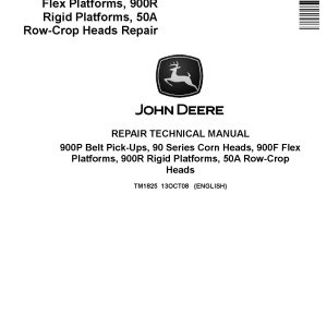 John Deere 914P 930R Cutting Platforms Repair Manual TM1825 (1)