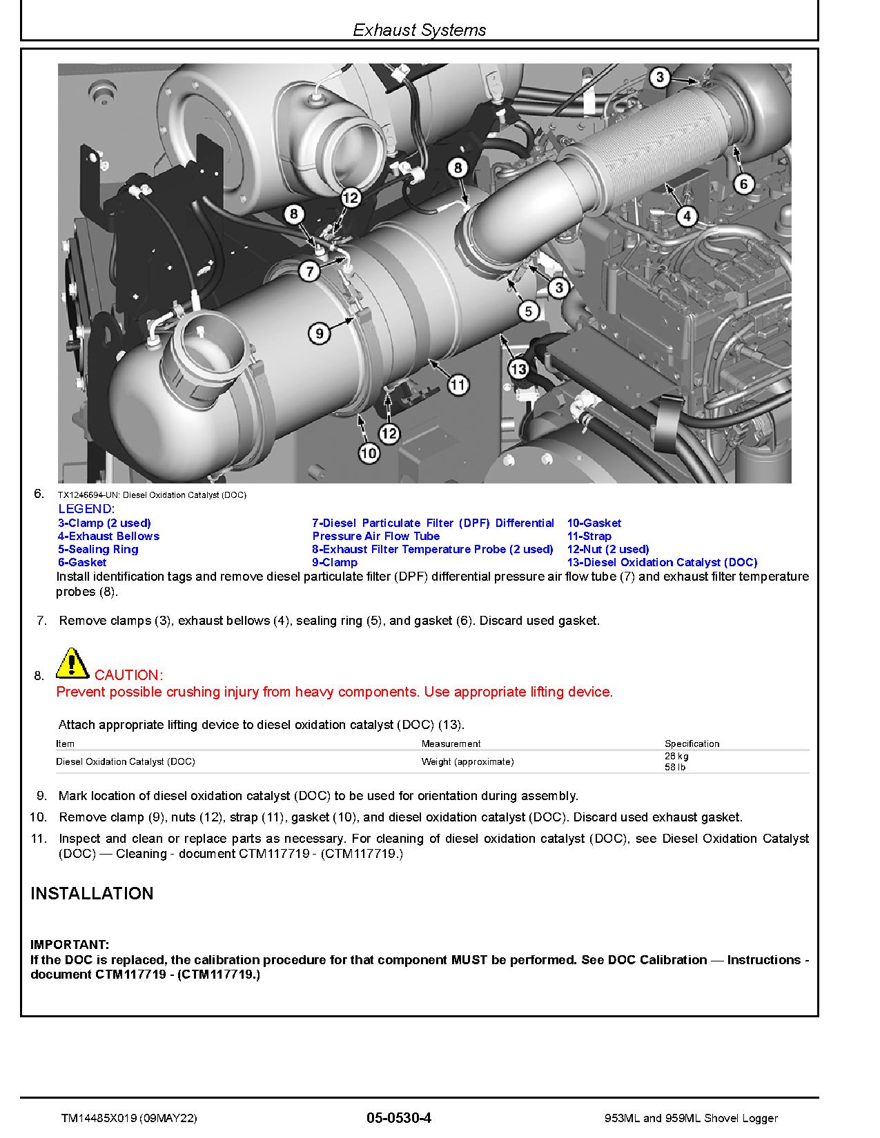 John Deere 953ML 959ML Shovel Loggers Repair Manual TM14485X019 (2)