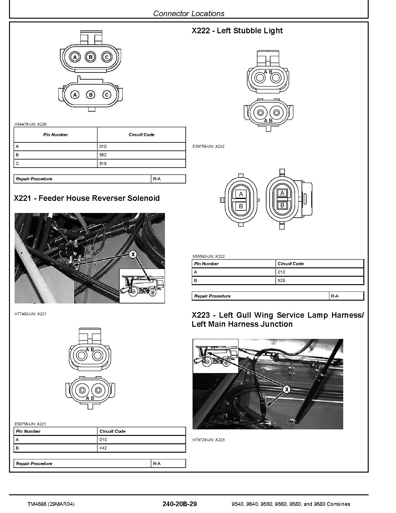 John Deere 9540 9560 9580 9640 9660 9680 Combines Diagnostic Manual TM4698 (3)