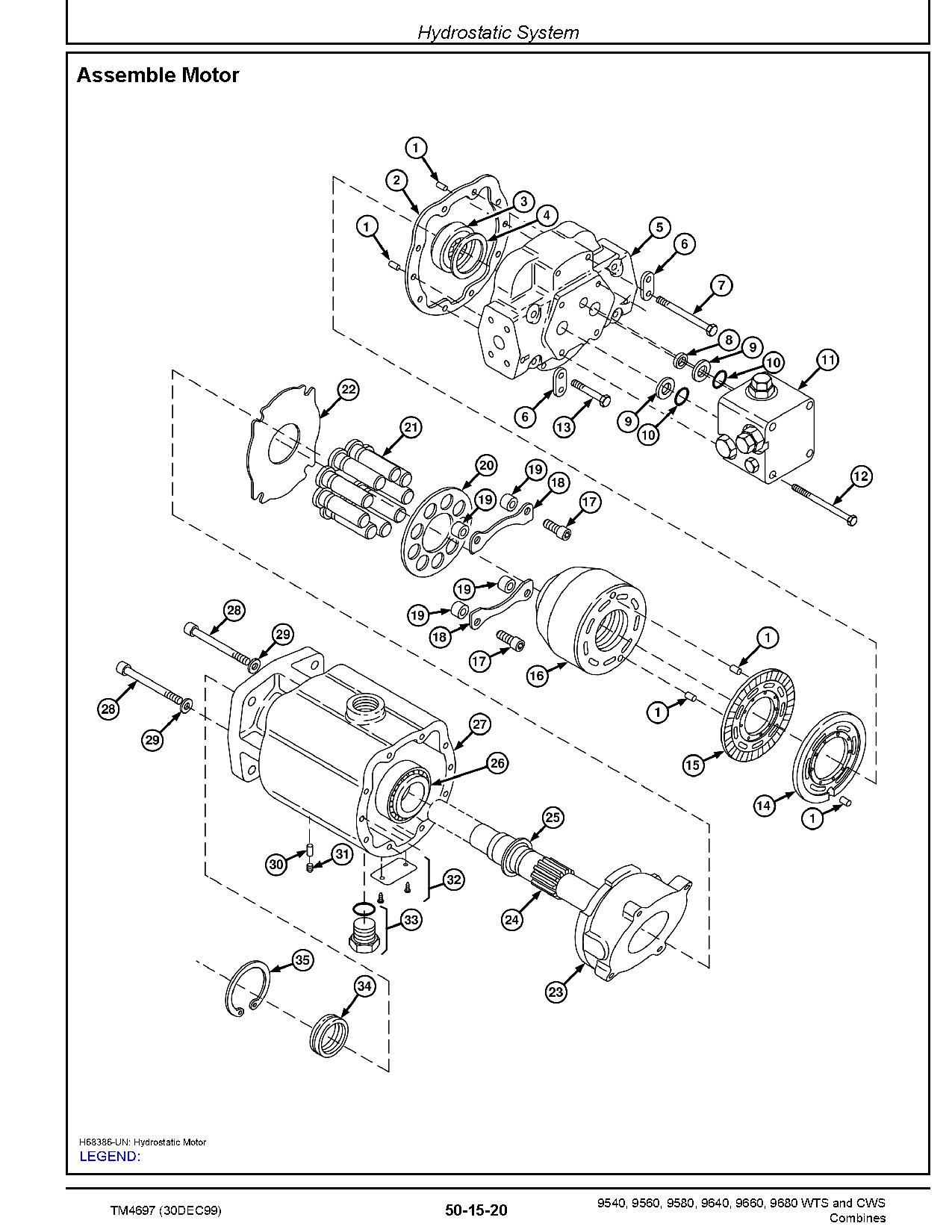 John Deere 9540 9560 9580 9640 9660 9680 Combines Repair Manual TM4697 (3)