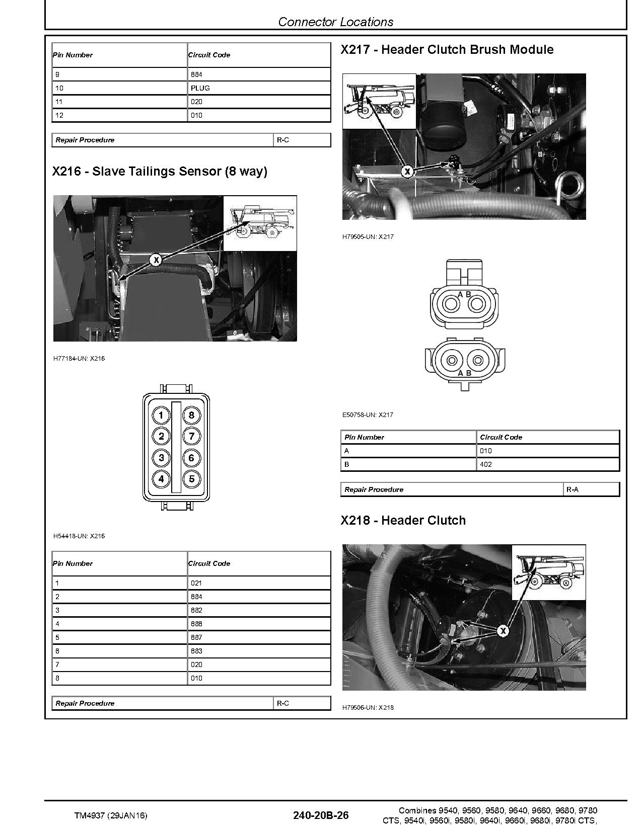 John Deere 9540 9780i Combines Diagnostic Manual TM4937 (3)