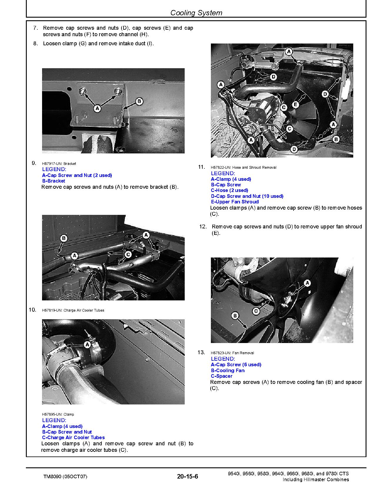 John Deere 9540i 9560i 9580i 9640i 9660i 9680i 9780i Combines Repair Manual TM8090 (2)