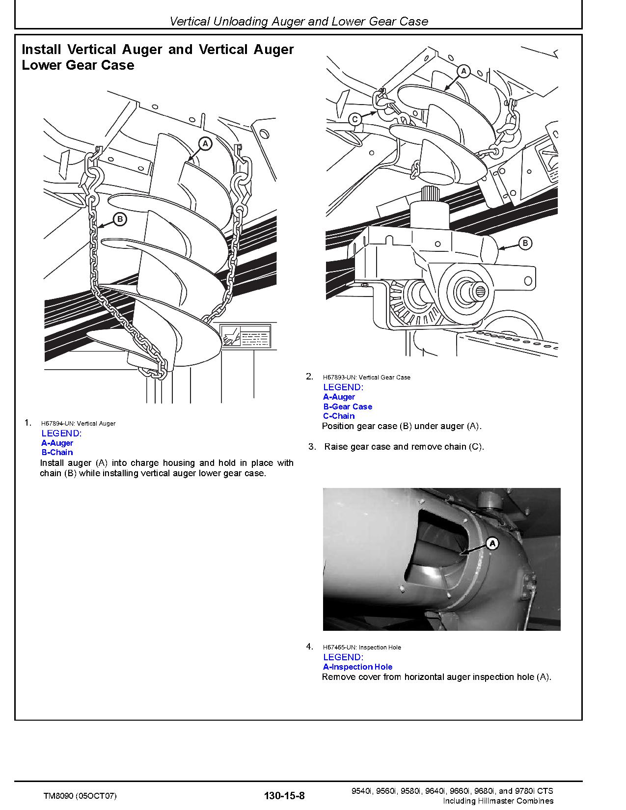 John Deere 9540i 9560i 9580i 9640i 9660i 9680i 9780i Combines Repair Manual TM8090 (4)