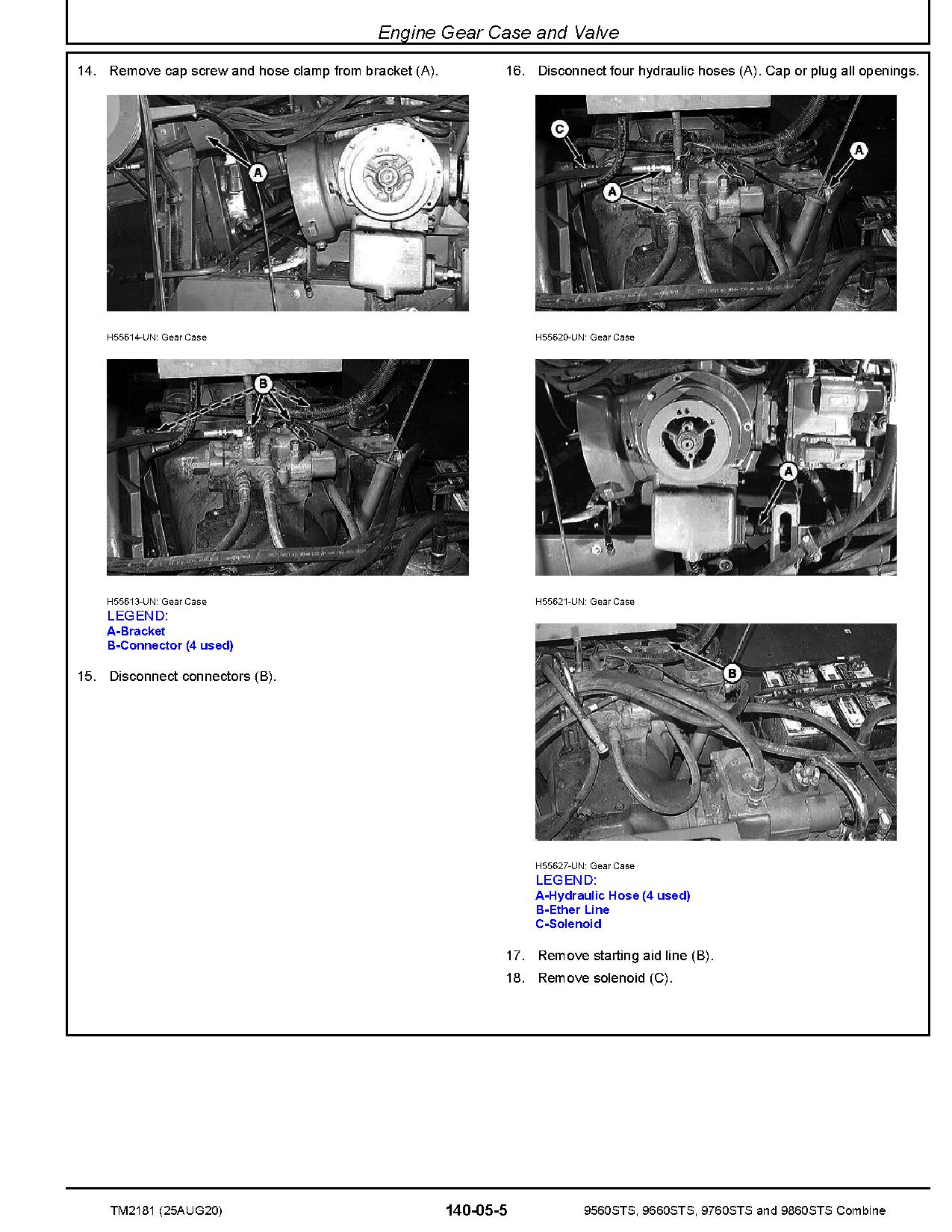 John Deere 9560 9660 9760 9860 STS Combines Repair Manual TM2181 (4)