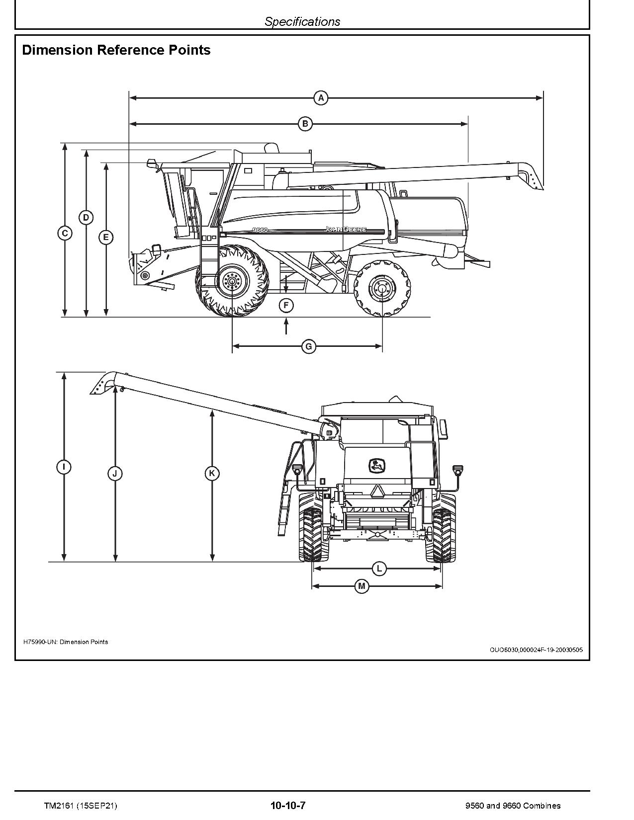 John Deere 9560 9660 Combines Repair Manual TM2161 (2)