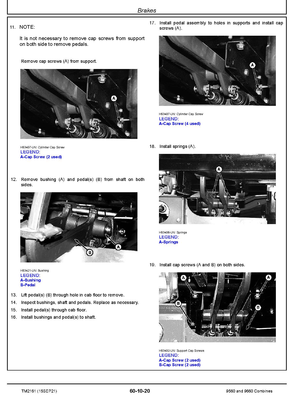 John Deere 9560 9660 Combines Repair Manual TM2161 (3)