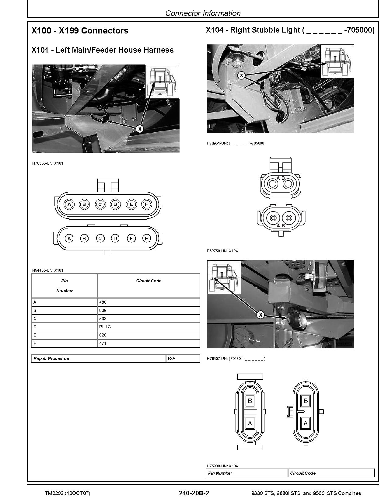 John Deere 9560i 9880 9880i STS Combines Diagnostic Manual TM2202 (3)