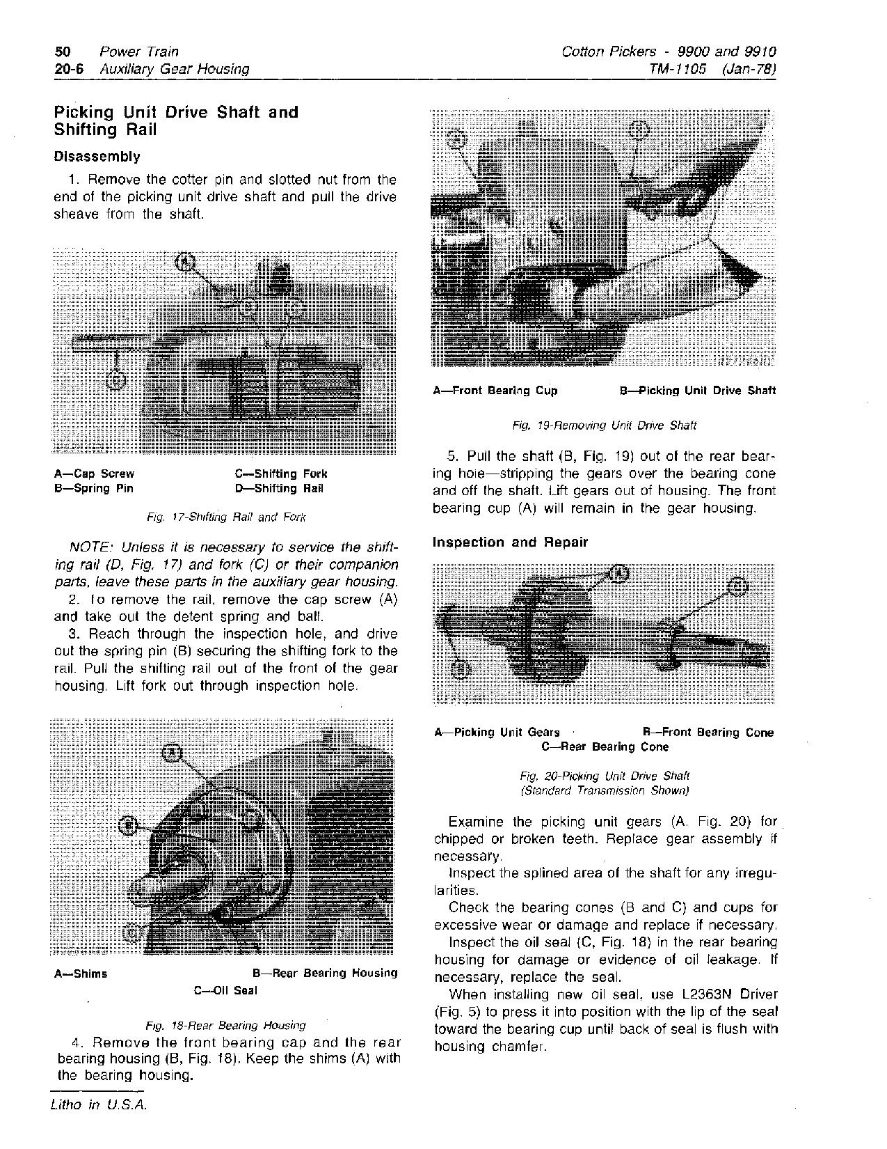 John Deere 9900 9910 Cotton Pickers Technical Manual TM1105 (3)