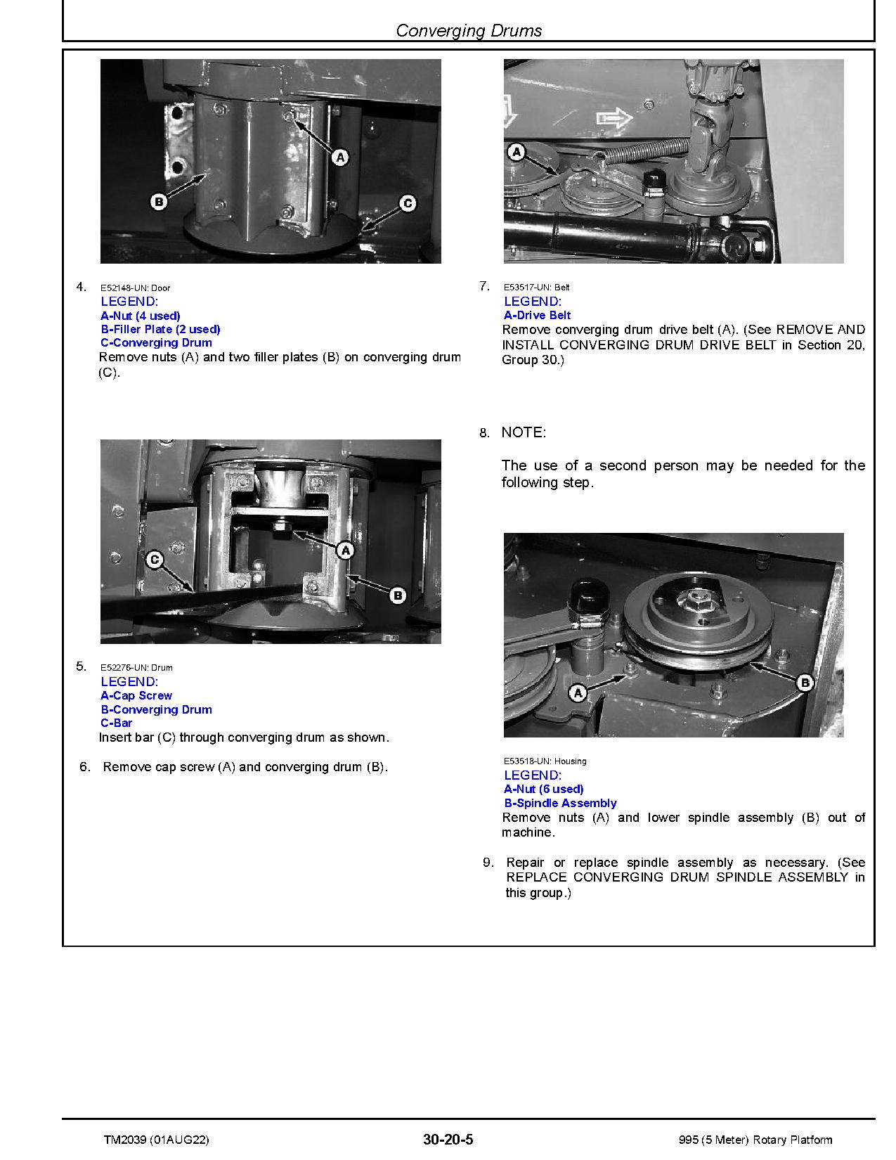 John Deere 995 5 Meter Rotary Platforms Technical Manual TM2039 (3)