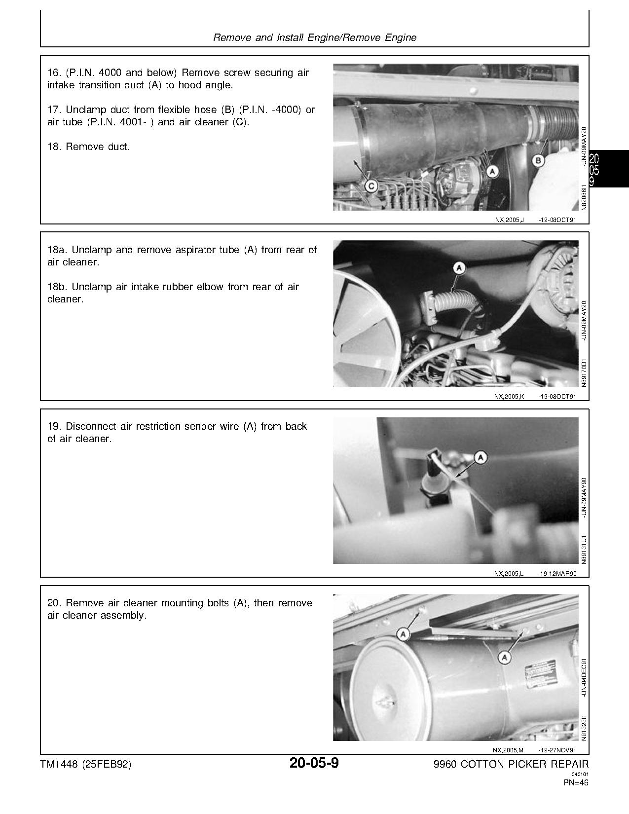 John Deere 9960 Cotton Pickers Repair Manual TM1448 (2)