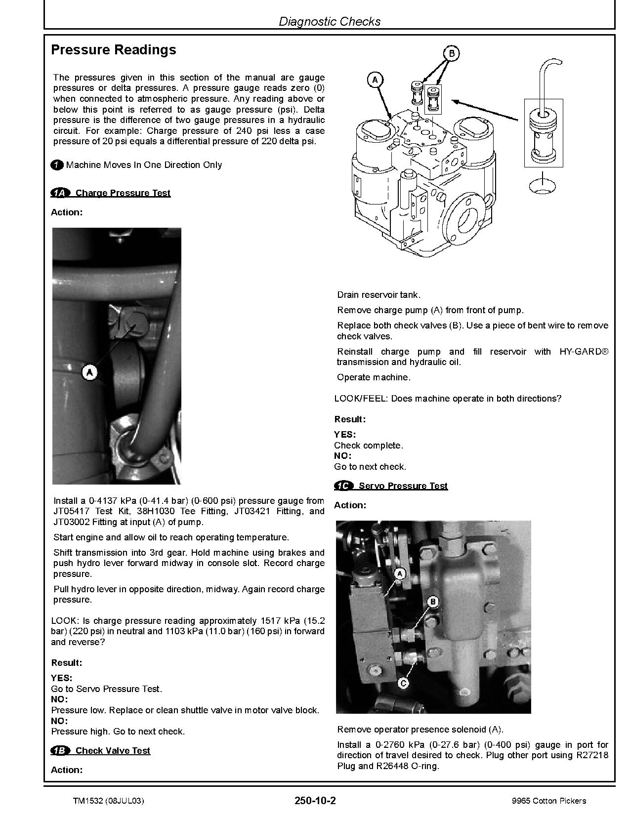 John Deere 9965 Cotton Pickers Diagnostic Manual TM1532 (2)