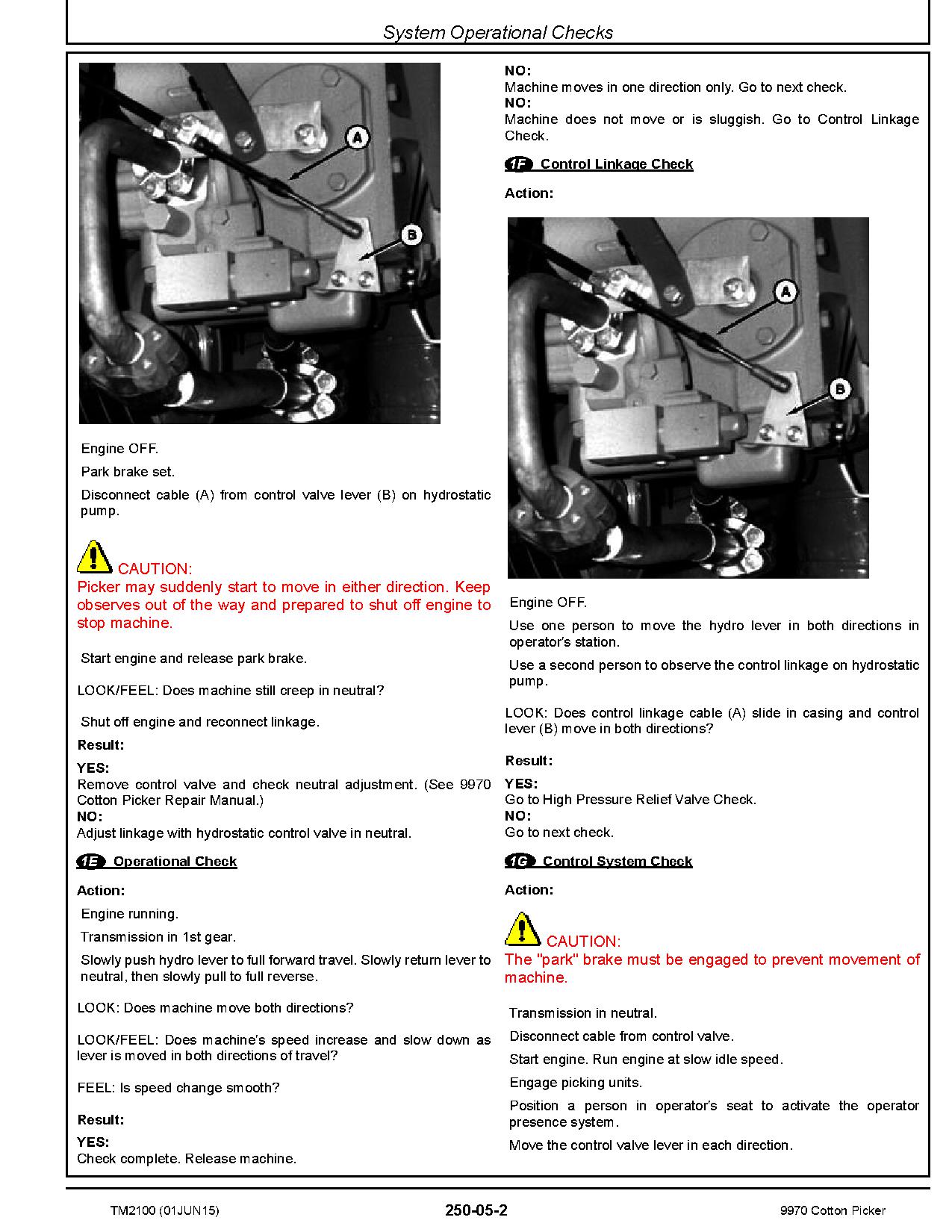 John Deere 9970 Cotton Pickers Diagnostic Manual TM2100 (2)