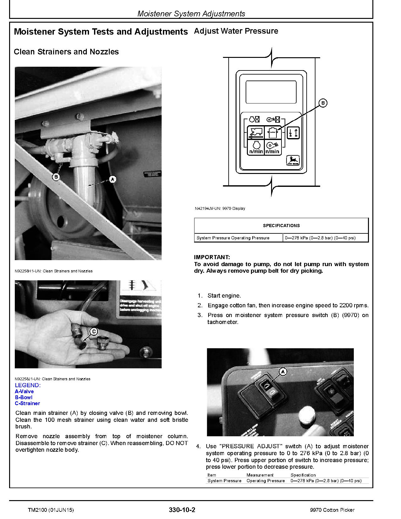 John Deere 9970 Cotton Pickers Diagnostic Manual TM2100 (4)