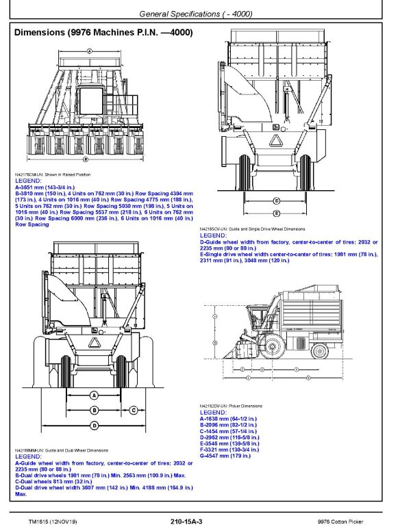 John Deere 9976 Cotton Pickers Operation And Test Manual Tm1615 (2)