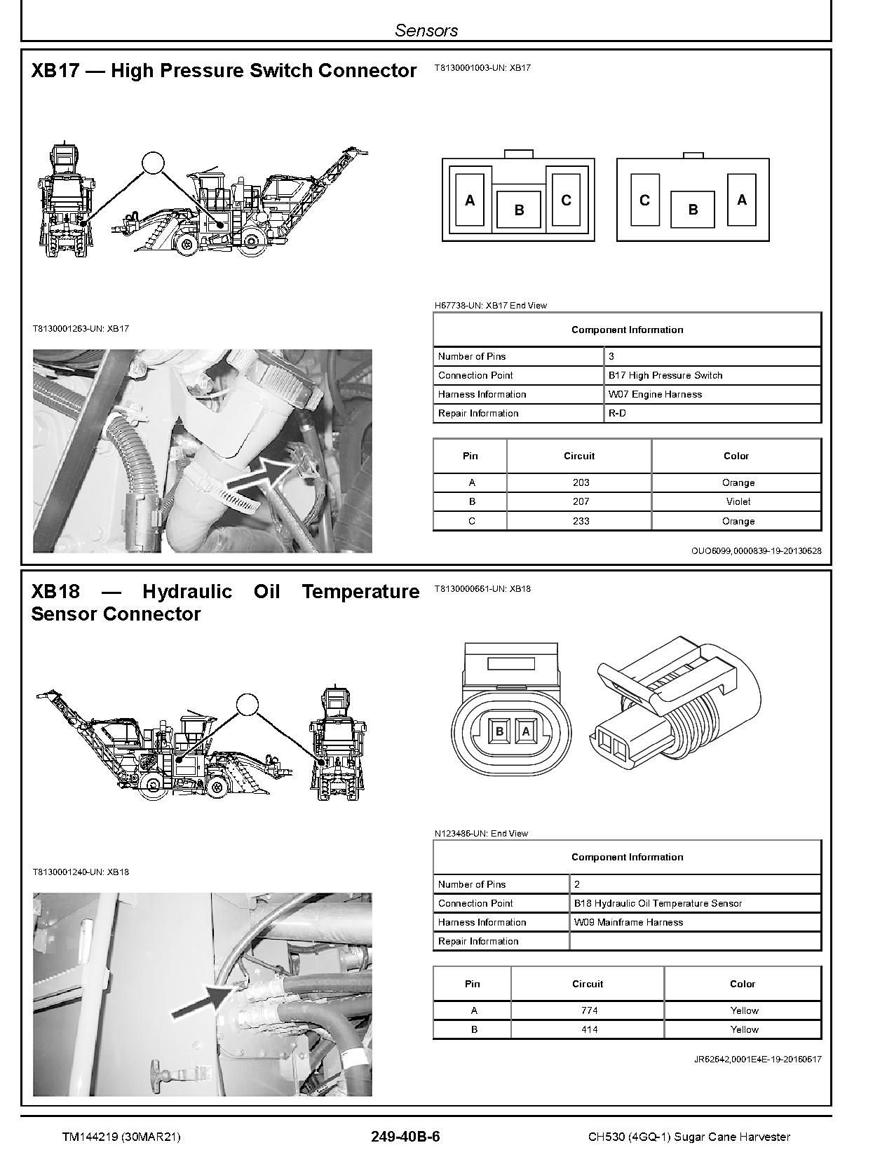 John Deere CH530 FMWORLD 4GQ 1 Sugar Cane Harvesters Diagnostic Manual TM144219 (2)