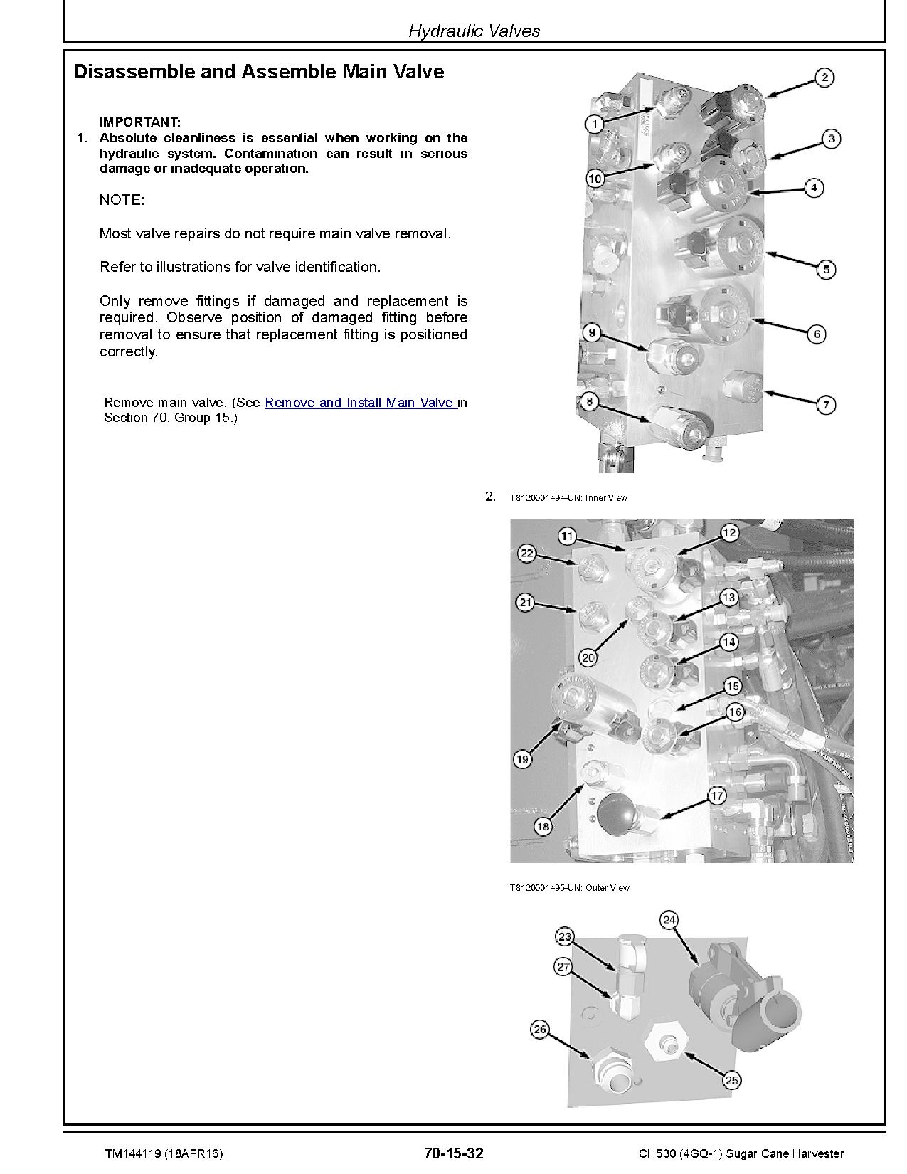 John Deere CH530 FMWORLD 4GQ 1 Sugar Cane Harvesters Repair Manual TM144119 (2)
