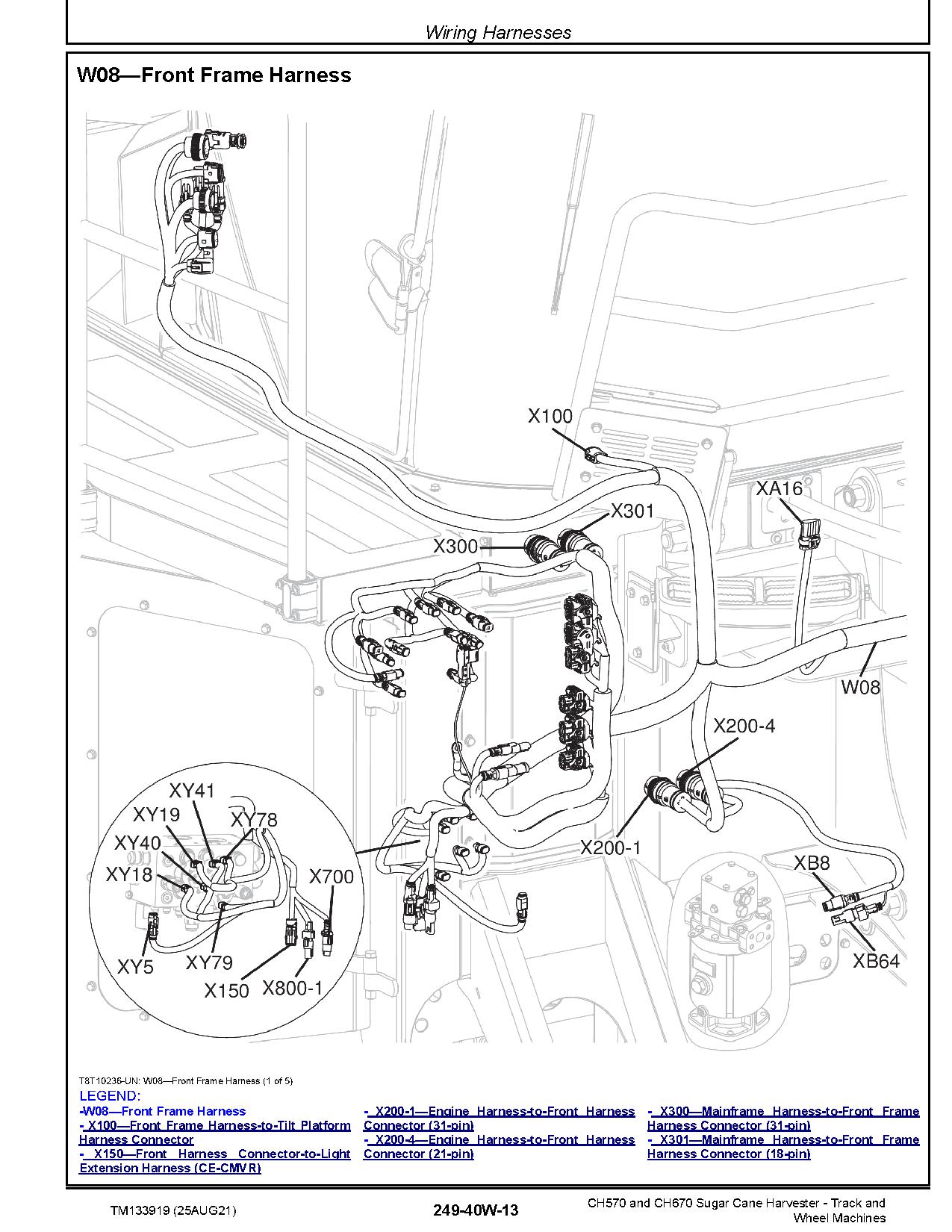 John Deere CH570 CH670 Sugar Cane Harvesters Diagnostic Manual TM133919 (2)