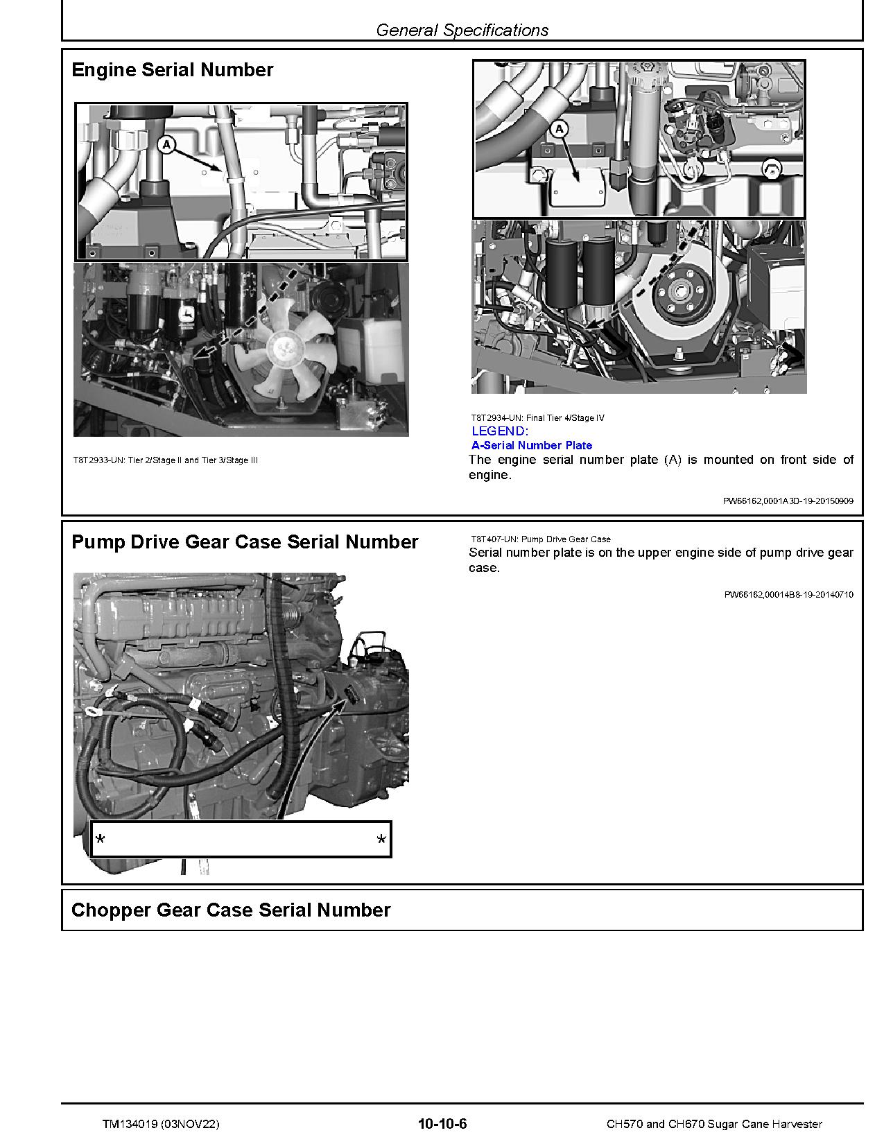 John Deere CH570 CH670 Sugar Cane Harvesters Repair Manual TM134019 (2)