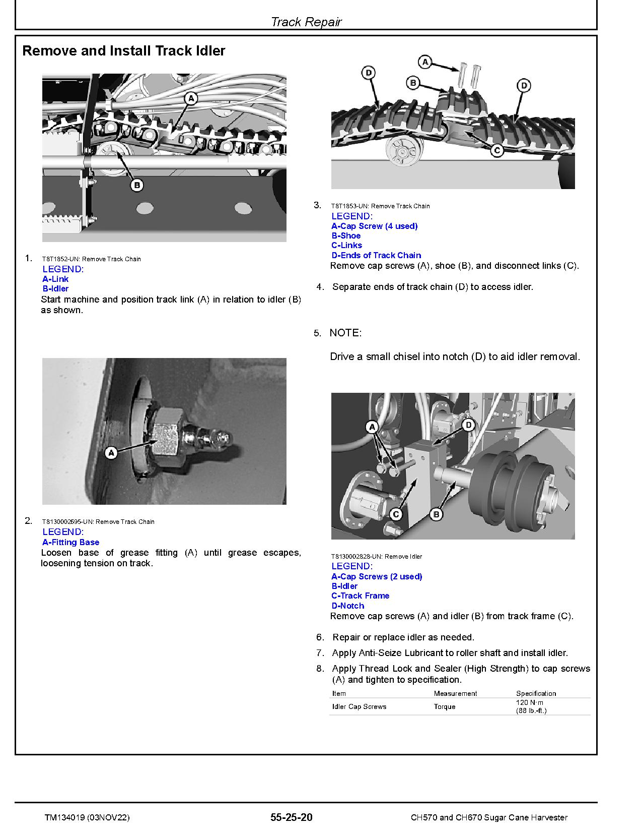 John Deere CH570 CH670 Sugar Cane Harvesters Repair Manual TM134019 (3)