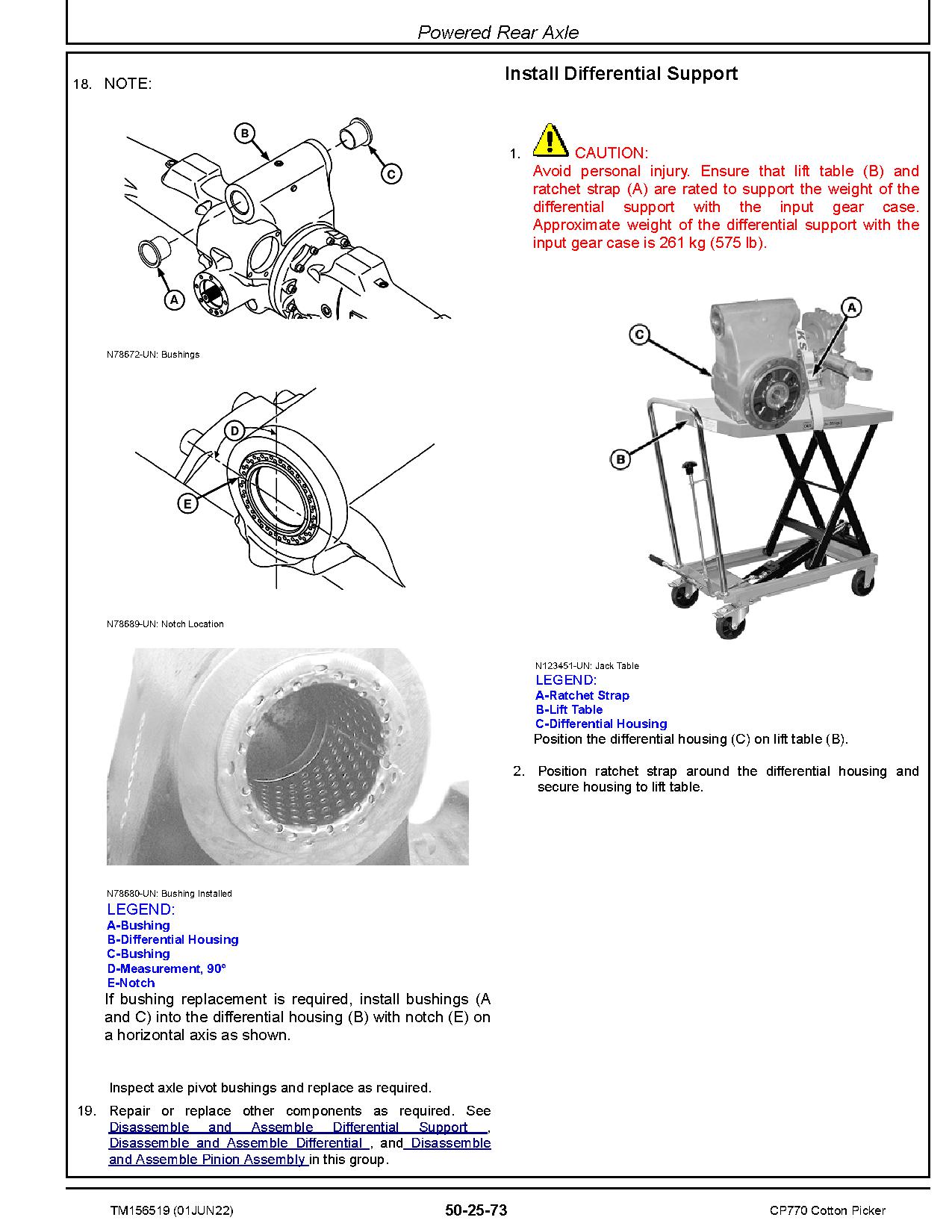 John Deere CP770 Cotton Pickers Repair Manual TM156519 (3)